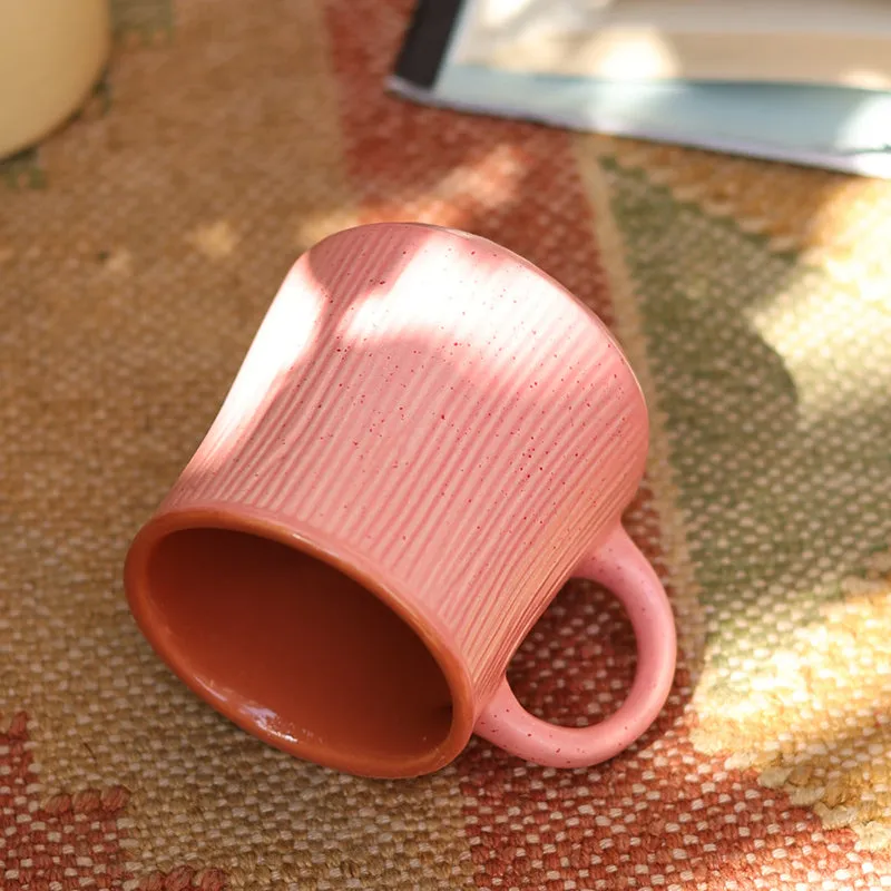 Carmila Ceramic Tea Cup (180 mL)/Pink) media 5