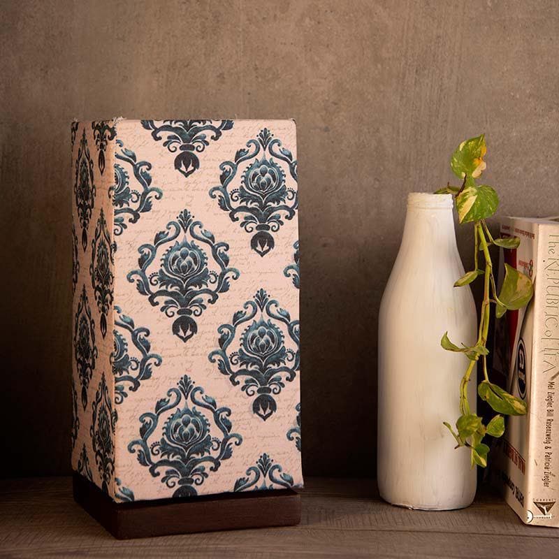 Ethereally Ethnic Fabric Table Lamp - Pink media 3