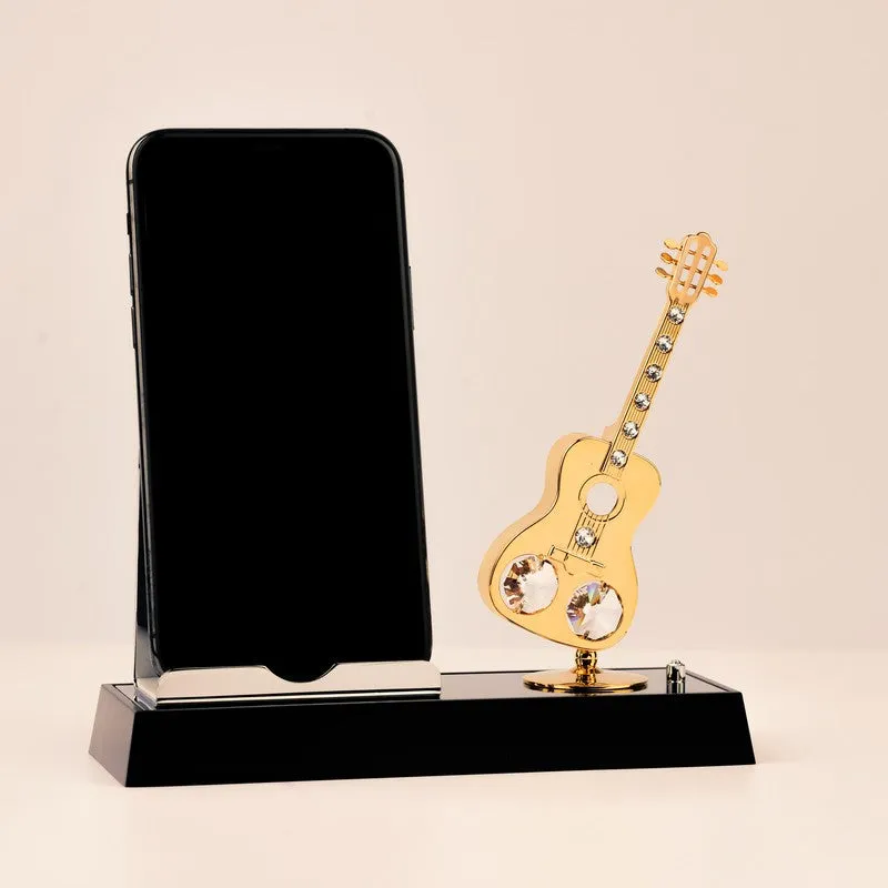 Luxe Guitar 24K Gold Plated Mild Steel Desk Oraganiser media 3