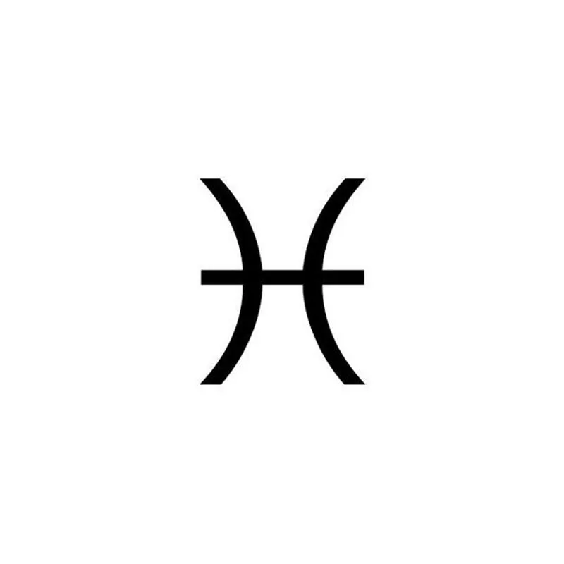 Pisces Zodiac Sign Black Iron Wall Accent media 3