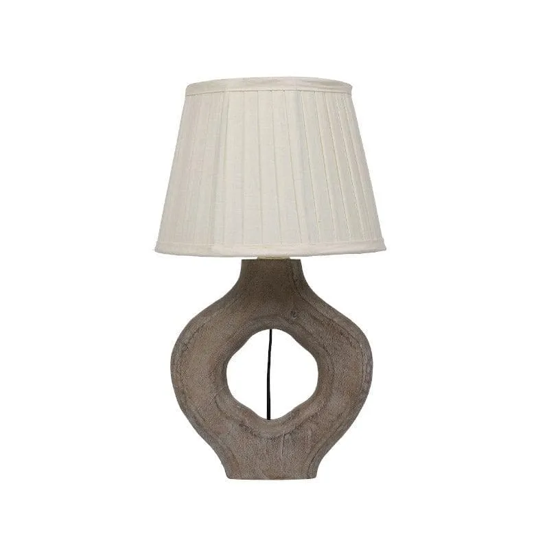 Vesara Kian Fabric Table Lamp - White media 4