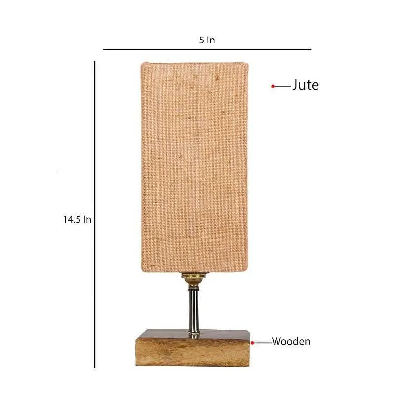 Sikoya Jute Fabric Table Lamp - Beige,Brown media 7