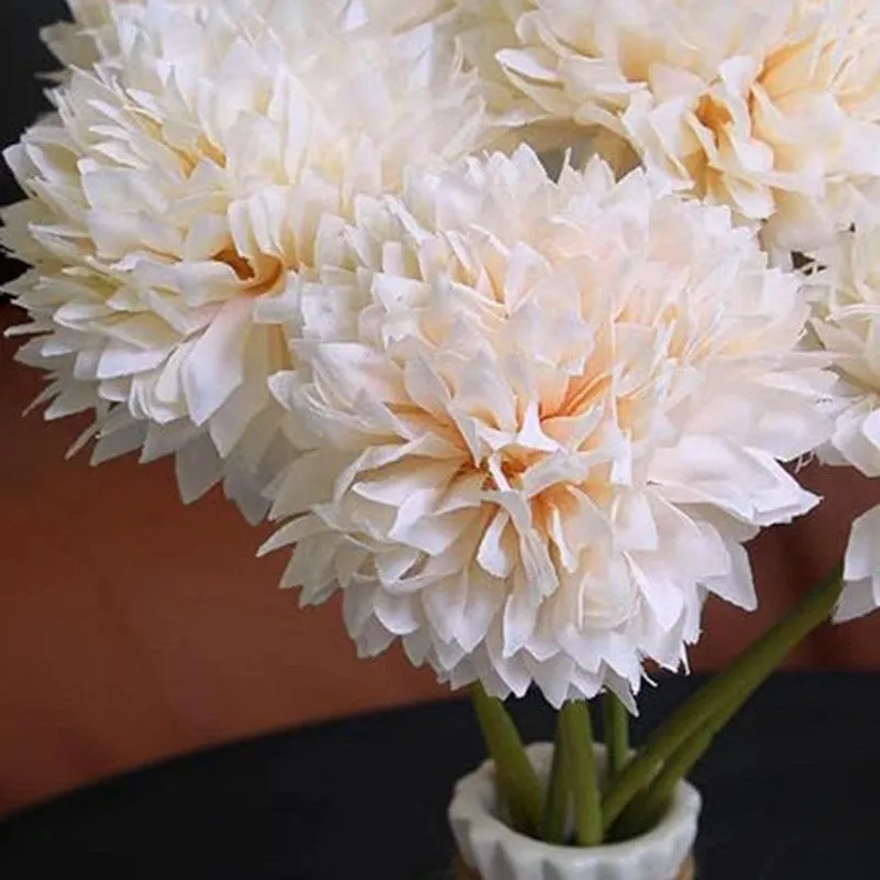 Pure Elegance (Beige) Real Touch Artificial Flowers - Set Of Two media 5