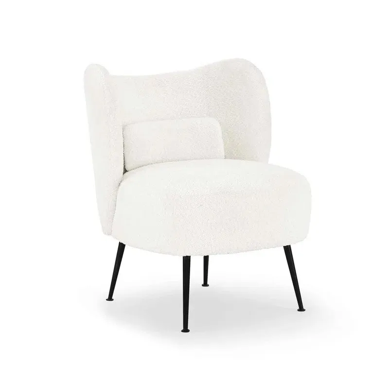 Modvyn Neem Wood Accent Chair - White media 3