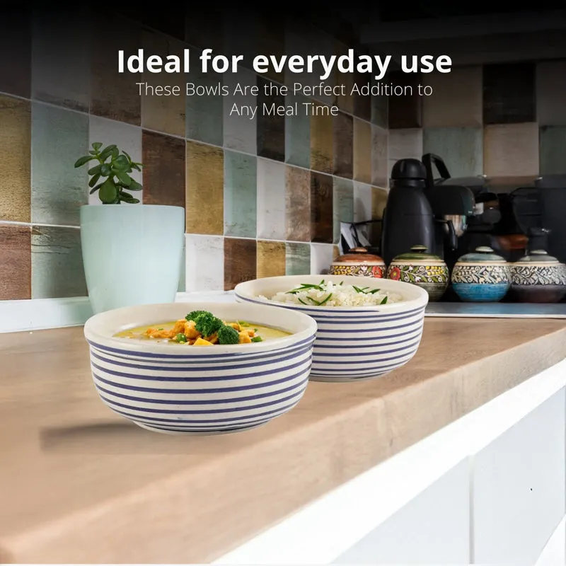 Tiare Serving Bowl (Blue/550 mL) - Set Of Two media 3