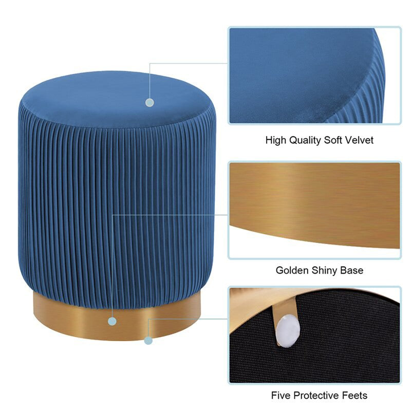 Lunaro Cushiq Ottoman - Blue media 6