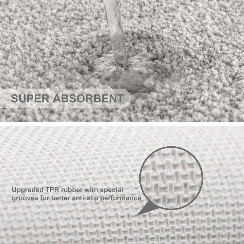 Blissful Solid Bathmat - Grey media 6