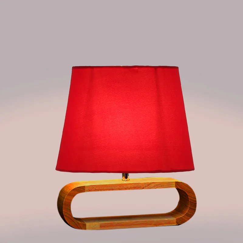 Cotin Curve Cotton Table Lamp - Red media 4
