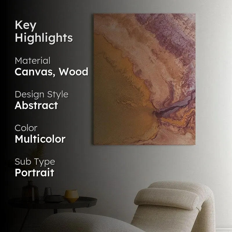 Solitude Abstract Wall Painting - Gallery Wrap media 2