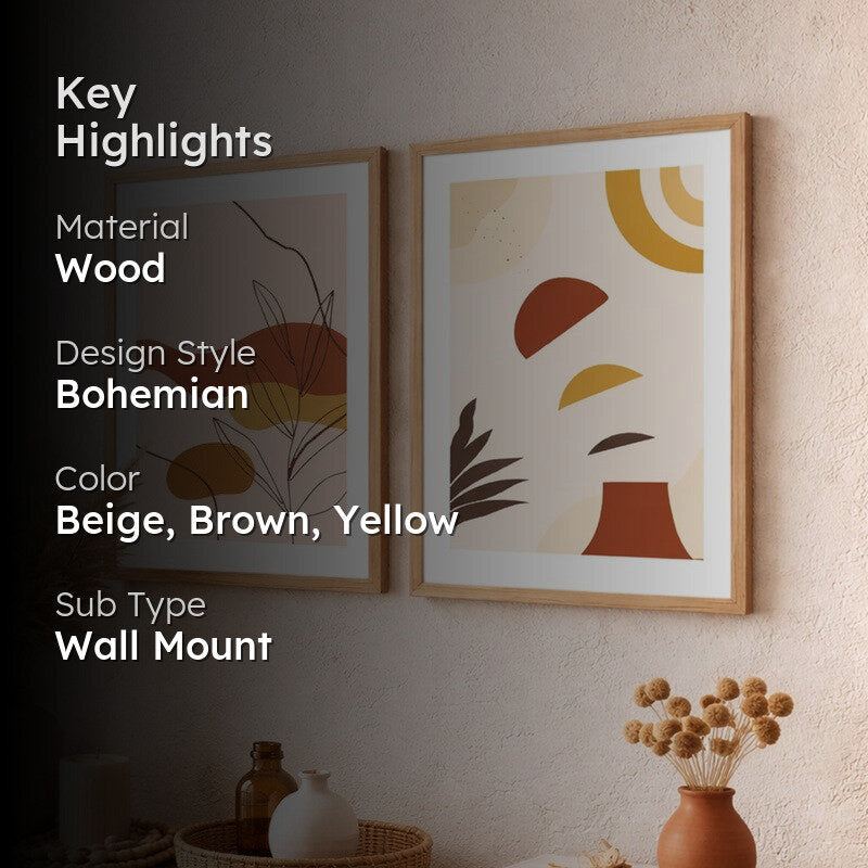 Autumn Vibrance Wall Art With Frame - Set Of Two media 2
