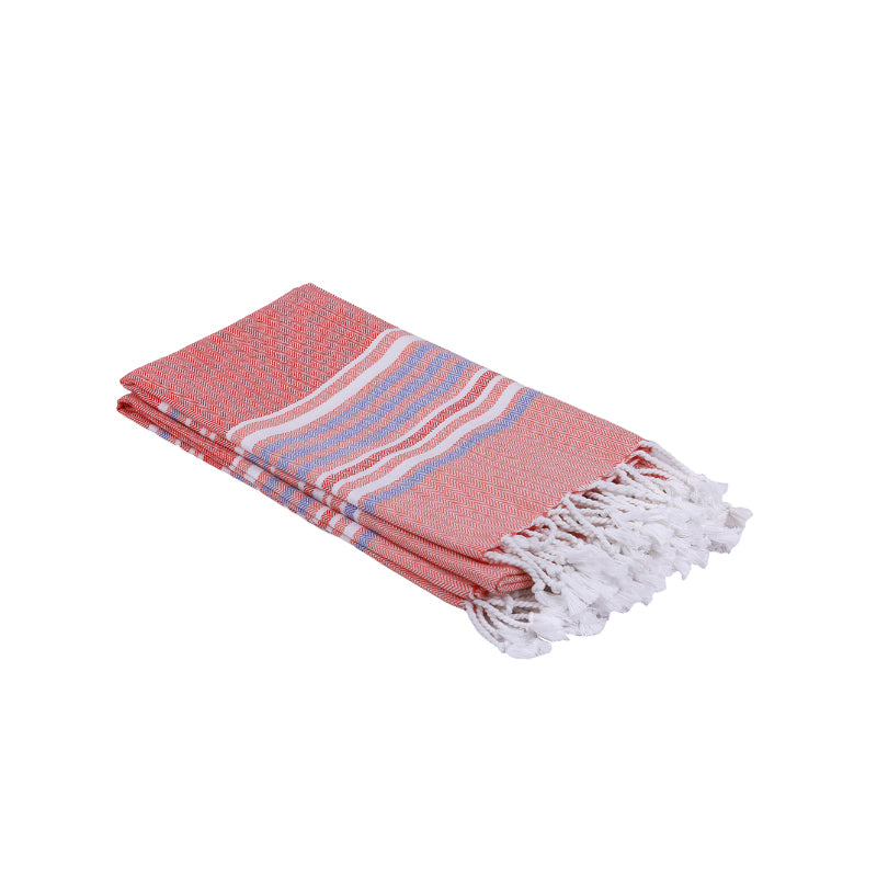 Jadore Bath Towel (Peach) - Set Of Two media 4