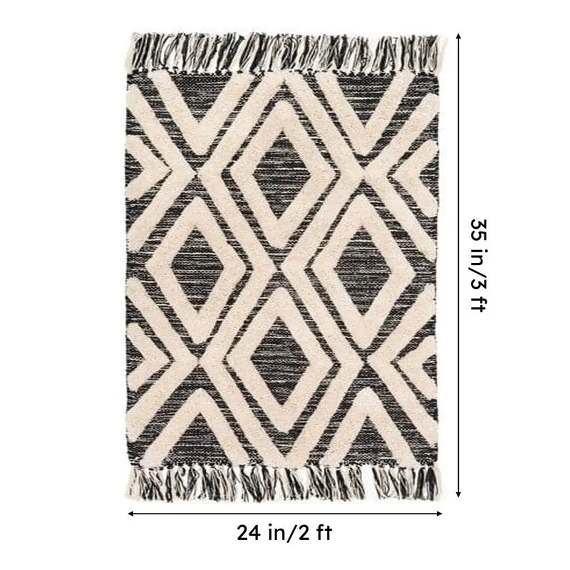 Crosser Cotton Antiskid Tufted Cotton Rug media 6
