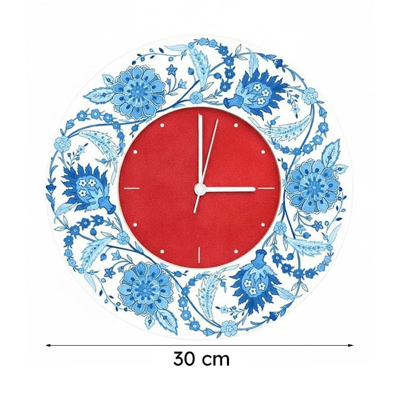Ethnic Veli Handpainted Wall Clock media 8
