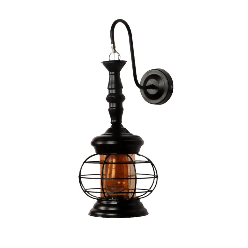 Urban Noir Iron Wall Lamp media 3