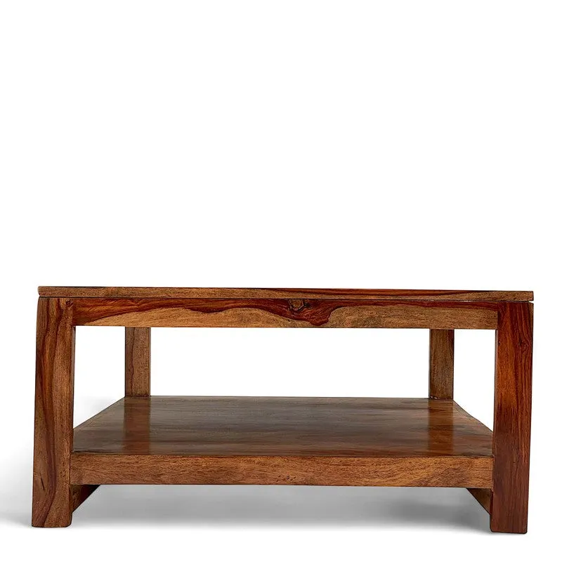 Erixon Sheesham Wooden Center Table - Brown media 4