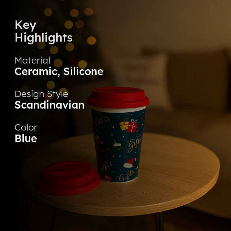 Santas Ceramic,Silicone Coffee Mug (400 mL) media 2
