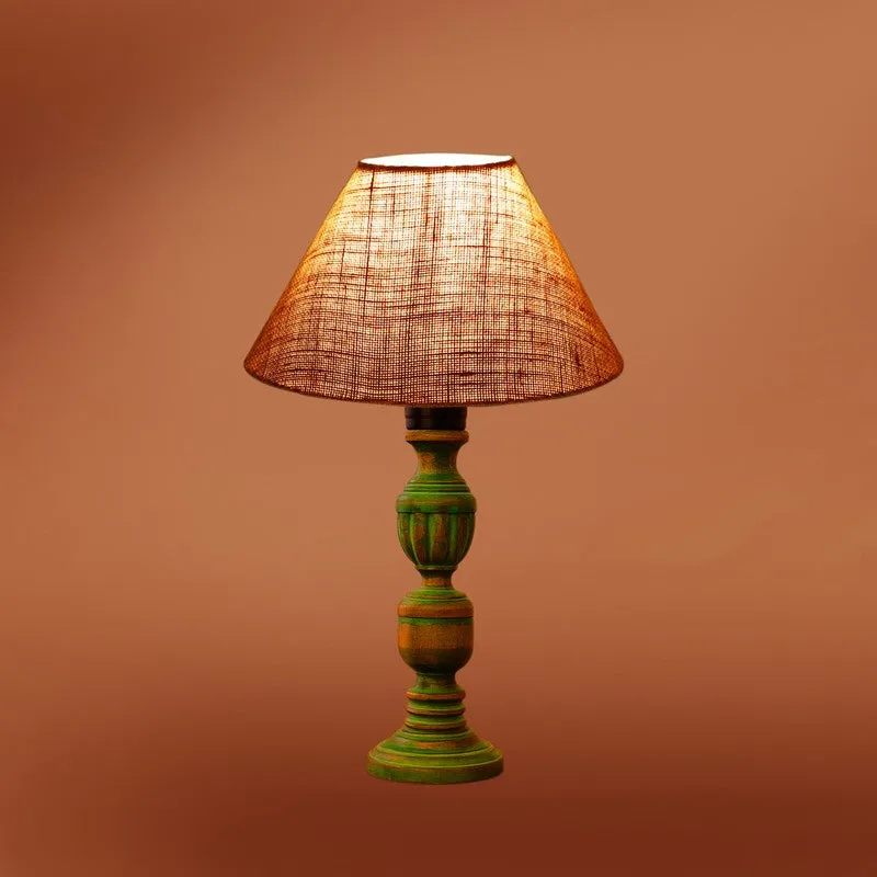 Arvello Oria Wooden Table Lamp - Beige media 7