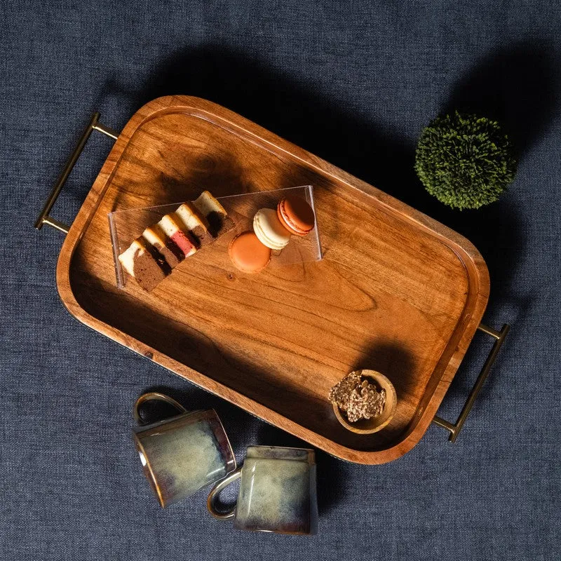 Aurelia Grain Wooden Serving Tray media 5