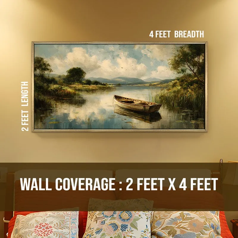Vintage Serenity Boat Scene Wall Art media 8