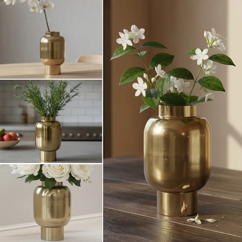Lumira Iron Vase - Gold media 3