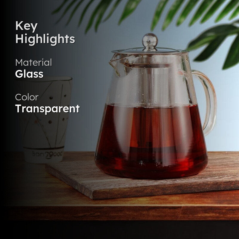 Klaris Heat-Resistant Glass Kettle with Infuser - 750 mL media 2