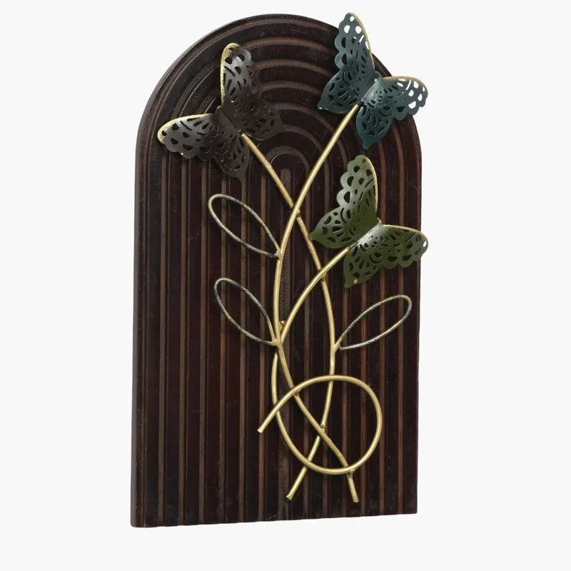 Butterfly Grove Metal & Wood Wall Accent media 4