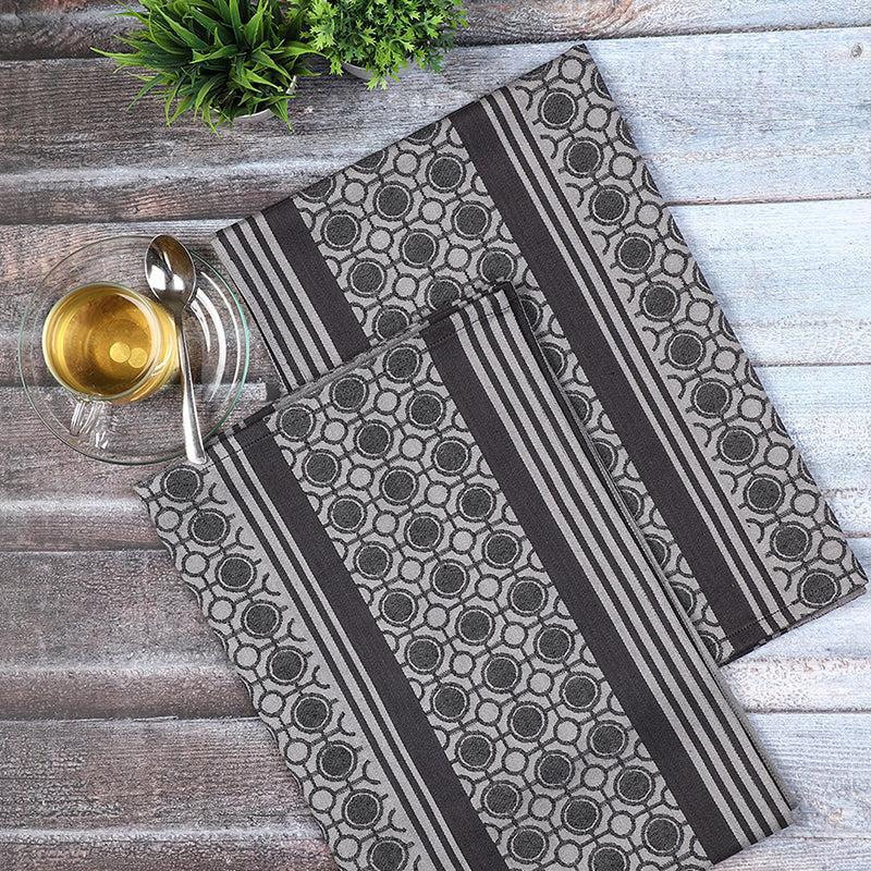 Mono Weave Cotton Kitchen Towel - Set Of Two image 3