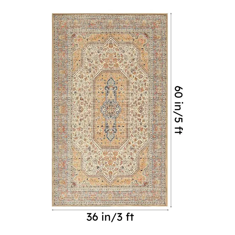 Tarek Velvet Rectangle Anti-Skid Carpet media 8