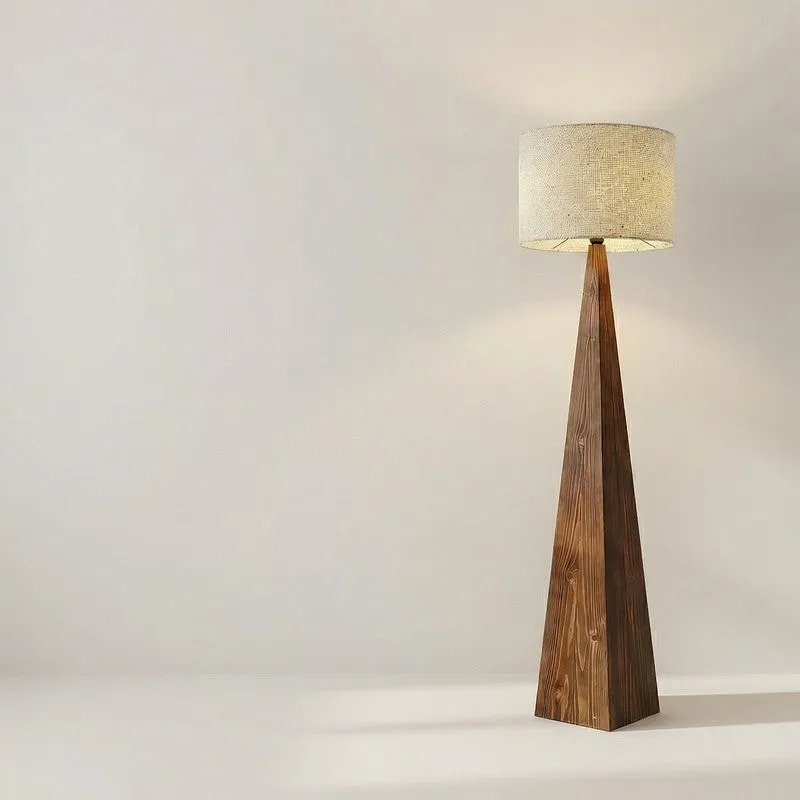 Gloriana Jute and Wood Floor Lamp media 8
