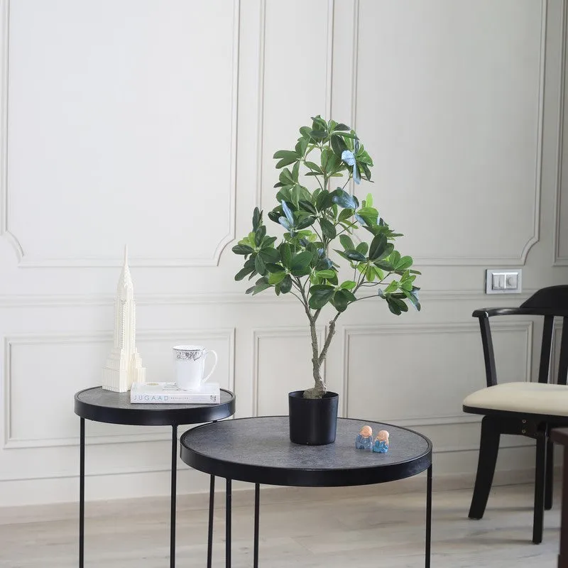GreenAura Artificial Plant With Black Plastic Pot - 2.5 ft media 4
