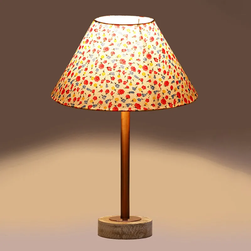 Elowen Cone Rodin Wooden Table Lamp - Multicolor media 6