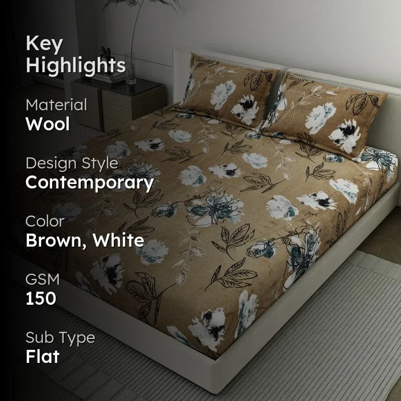 PureRest Woolen Bedsheet - 150 GSM media 2