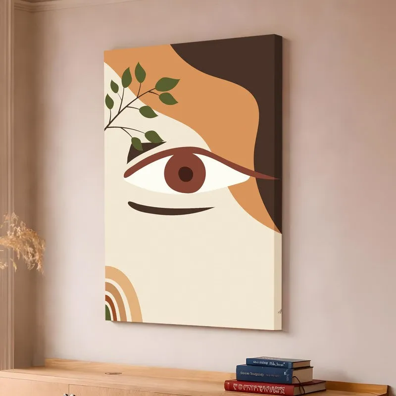 Earthy Eye Canvas Wall Art media 4