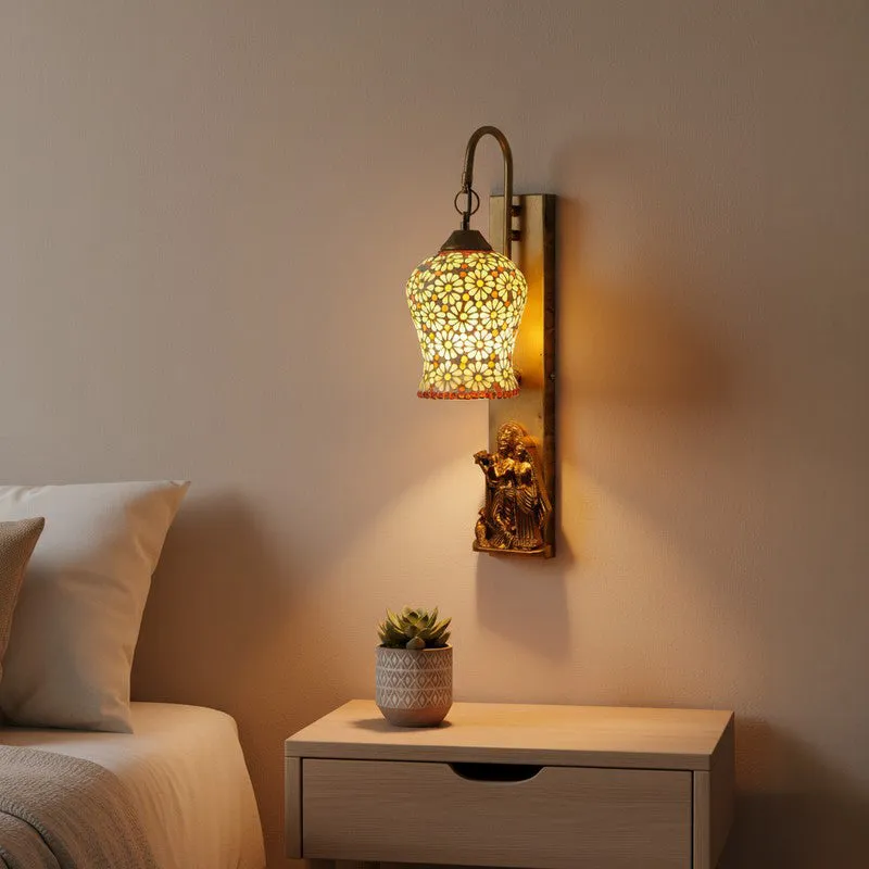 Royal Mosaic Iron Wall Lamp media 1