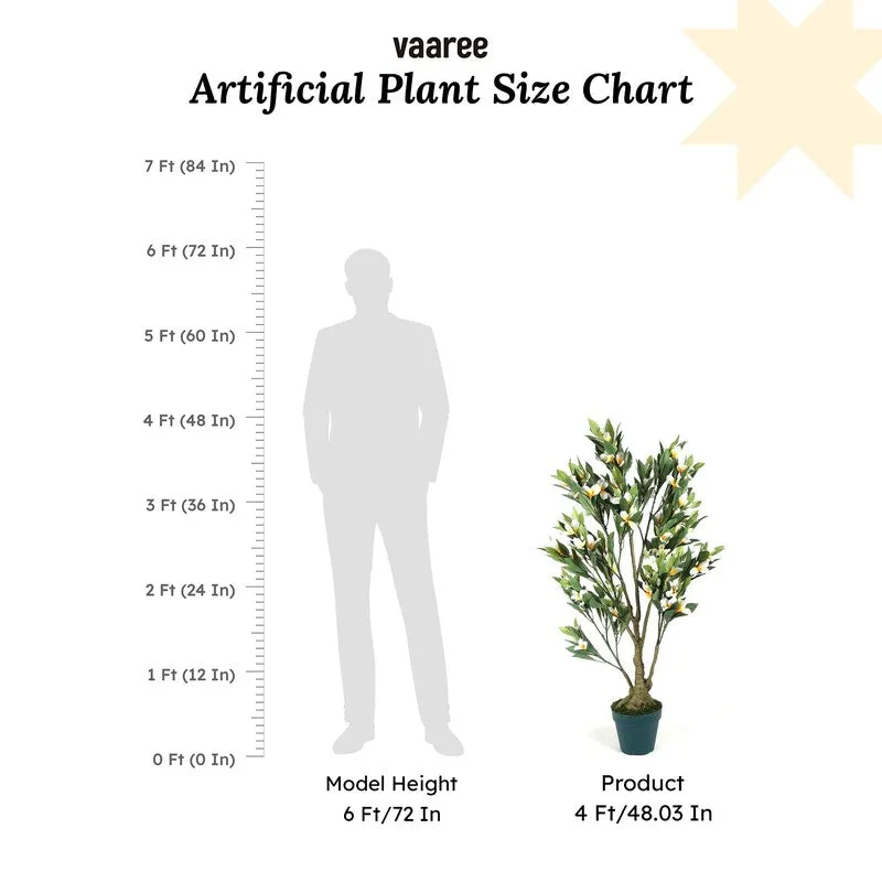 EverFresh Artificial Plant With Black Fiber Pot - 3.9 Feet media 8
