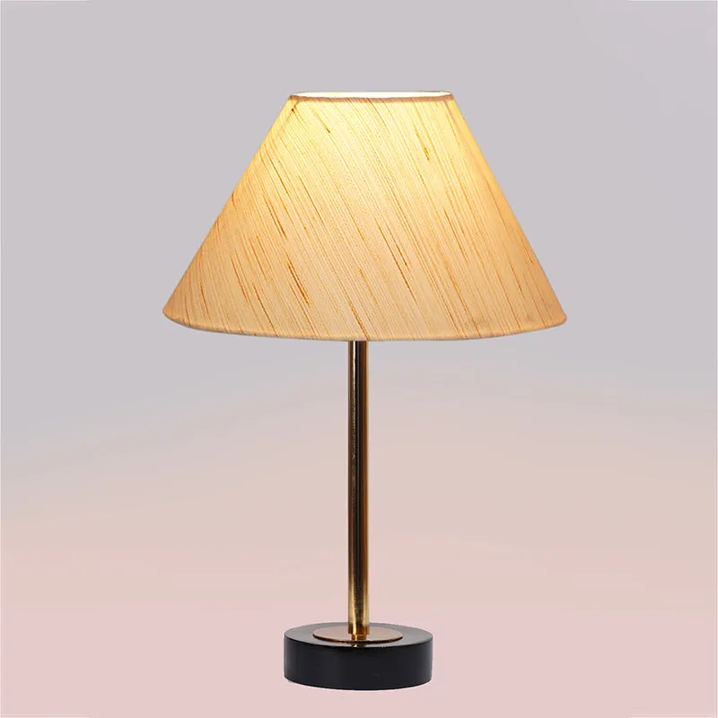 Cotin II Rodin Wooden Table Lamp - OffWhite,Gold,Black media 5