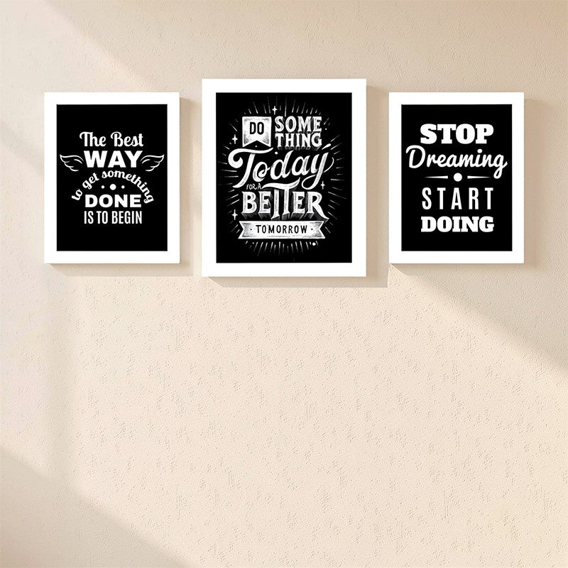 Do It Motivation Wall Art - Set Of Three media 6