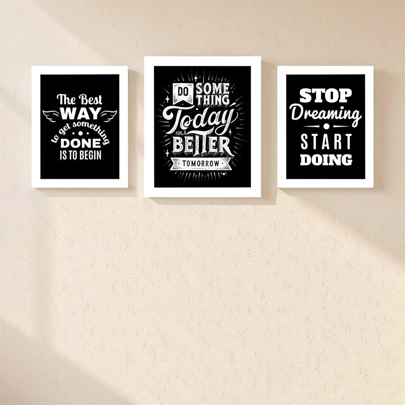 Do It Motivation Wall Art - Set Of Three media 6
