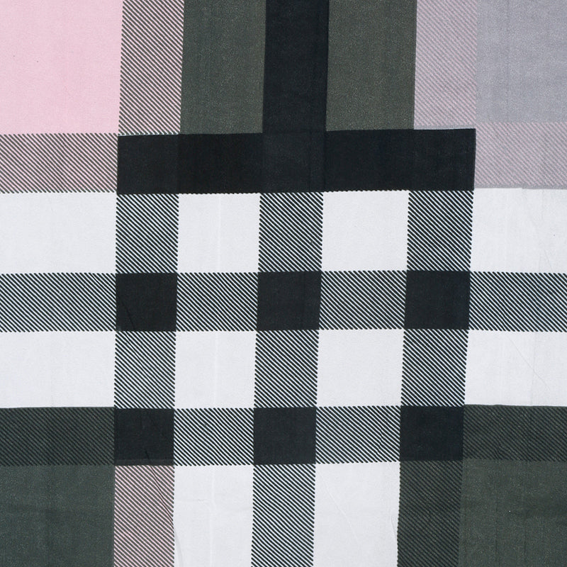 Pink Onyx Geometric Bedsheet - 130 GSM media 6