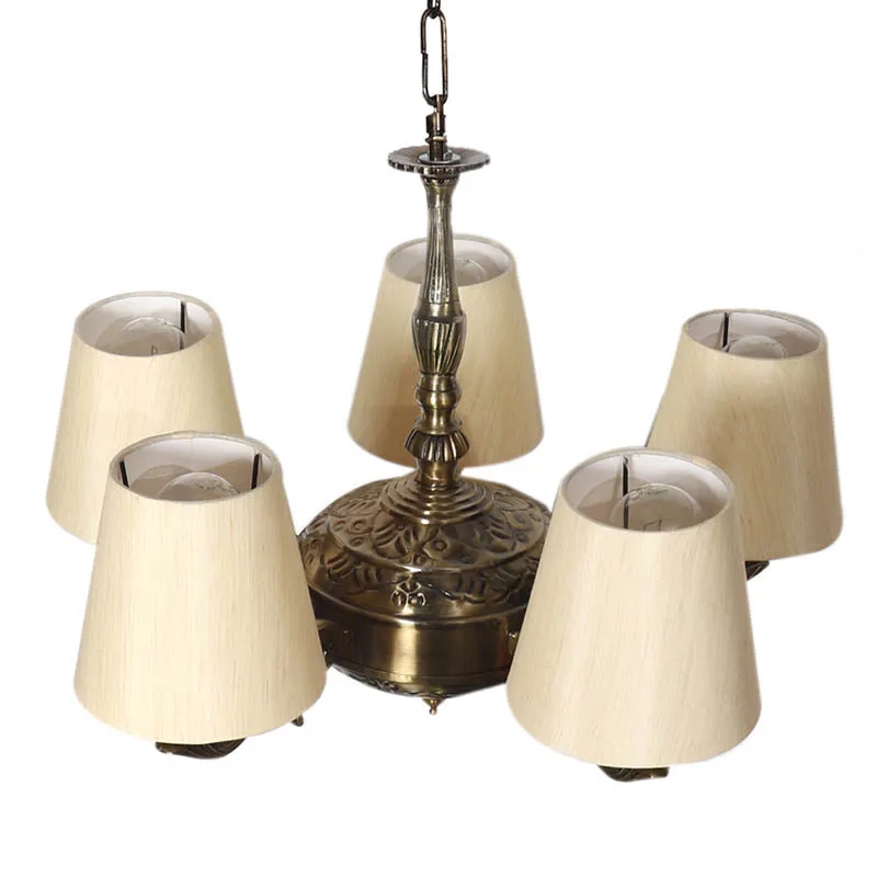 Araba Conical Golden Antique Ceiling Lamp media 3