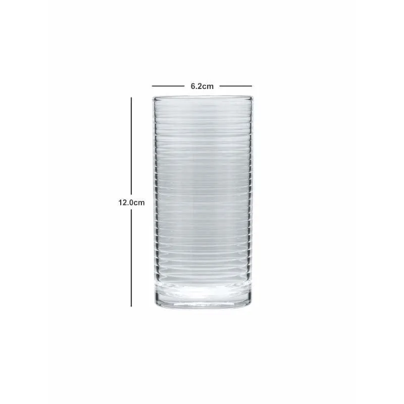 Ripifo Glass Tumbler (250 ML) - Set Of Six media 6