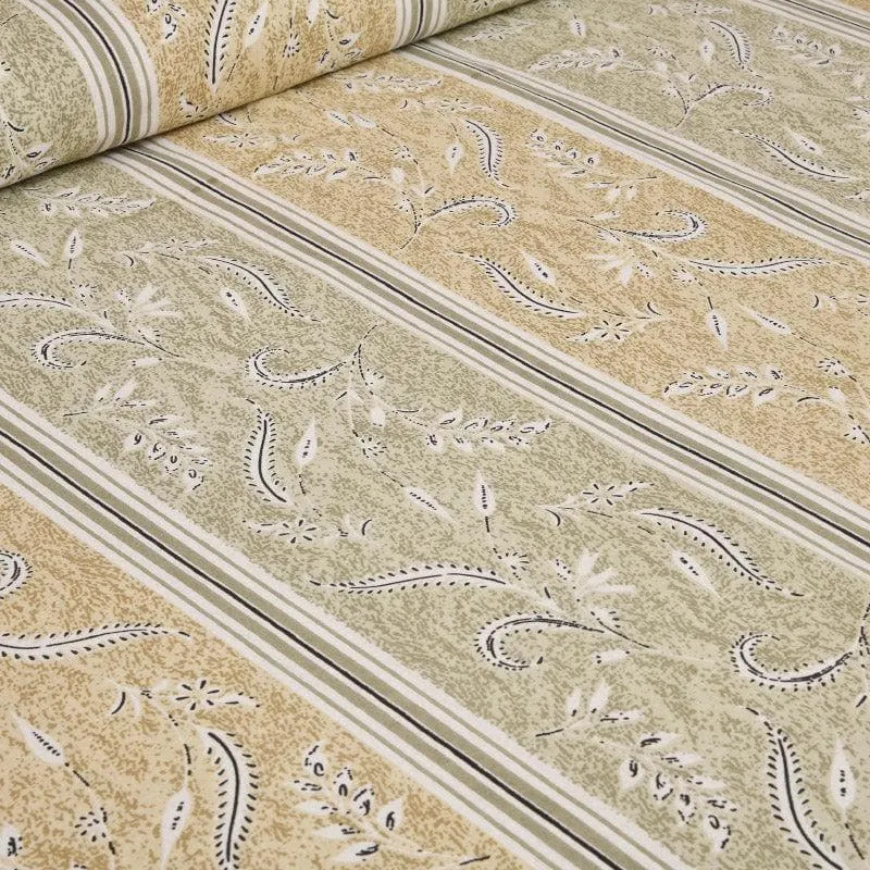 Sumina Printed Cotton Bedsheet (Green) - 160 TC media 6
