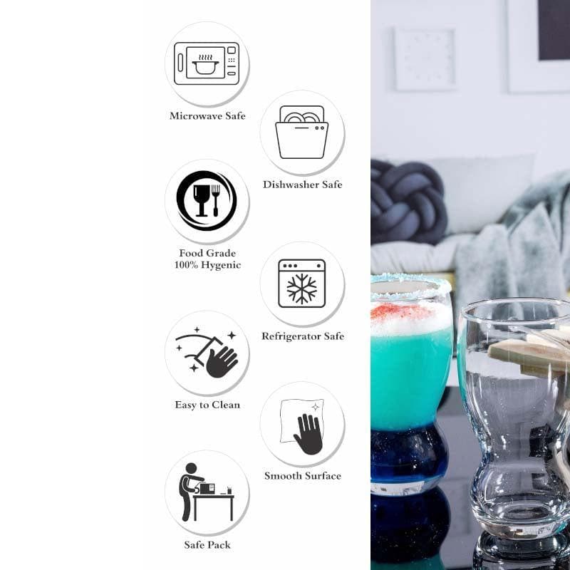 Mirabo Glass Tumbler - 365 ML media 7