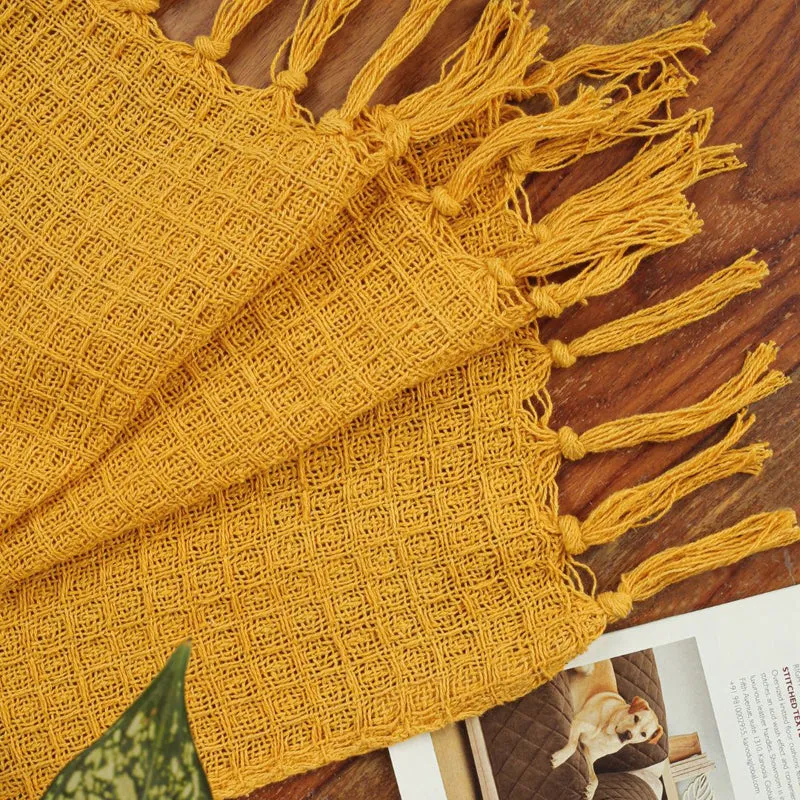 Hearth Flow Throw - Yellow media 3