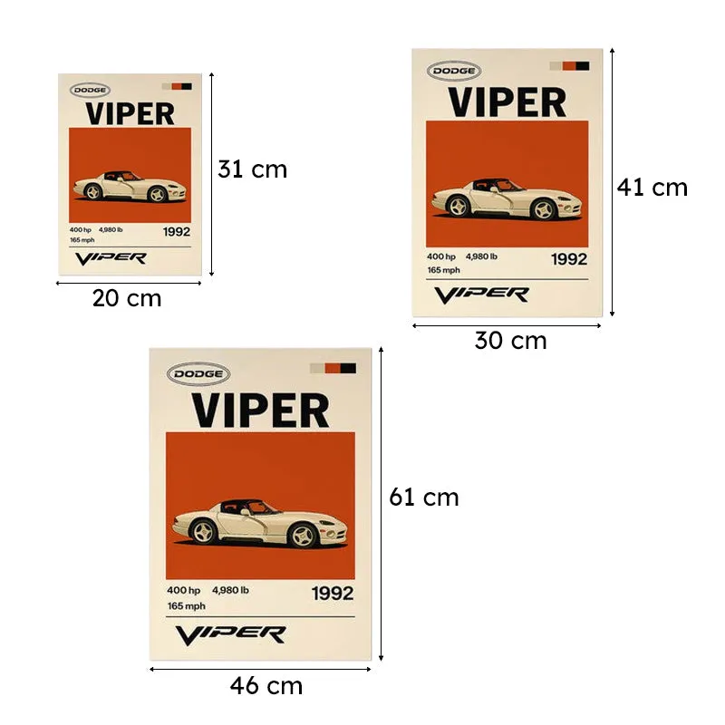 Dodge Viper Legacy Wall Poster media 9