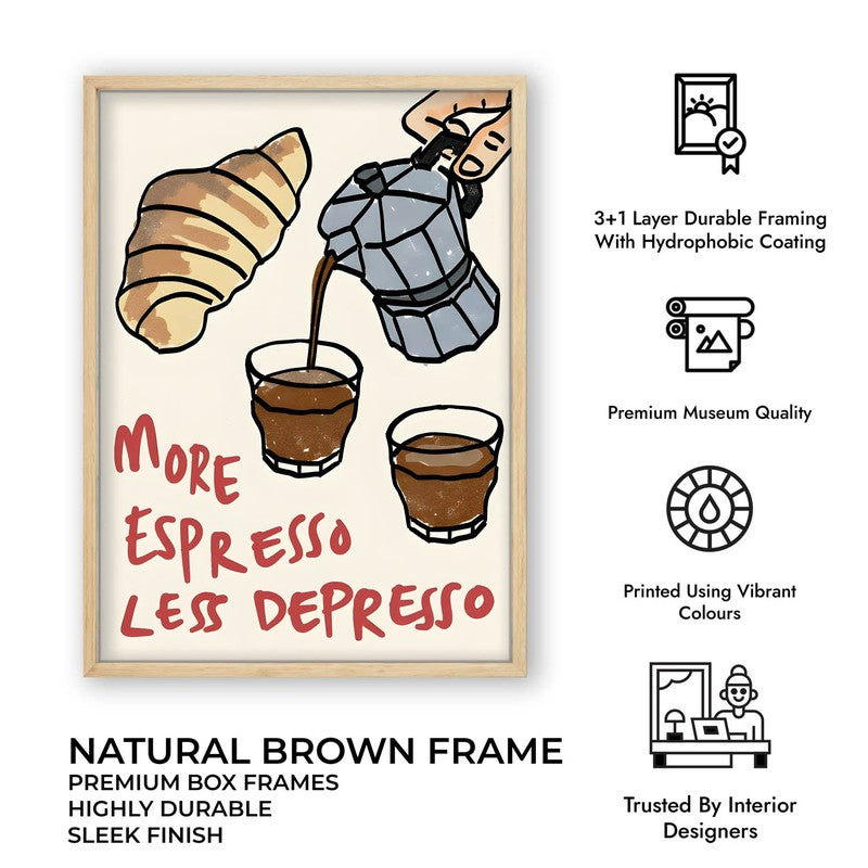 Coffee Craft Archival Canvas Wall Art - Brown media 11