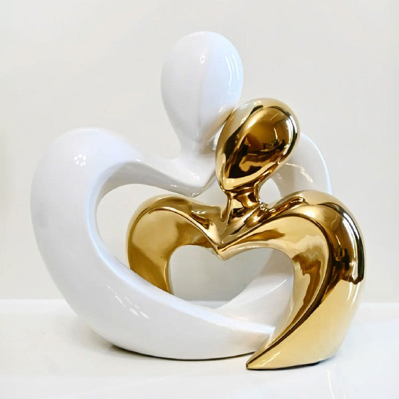 Aureate Affection Contemporary Showpiece - Set Of Two media 5