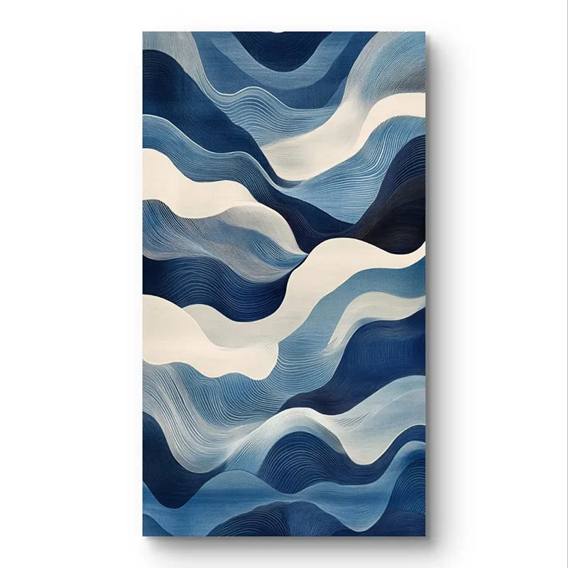 Painted Waves Wall Painting media 3