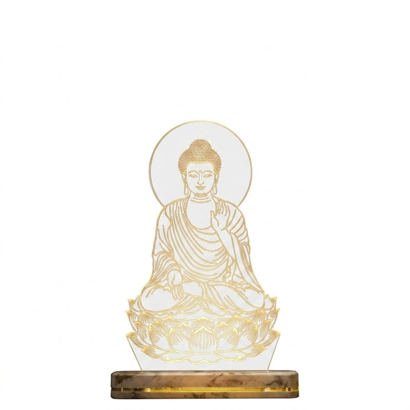 Enlightenment Acrylic Table Lamp - Transparent media 5