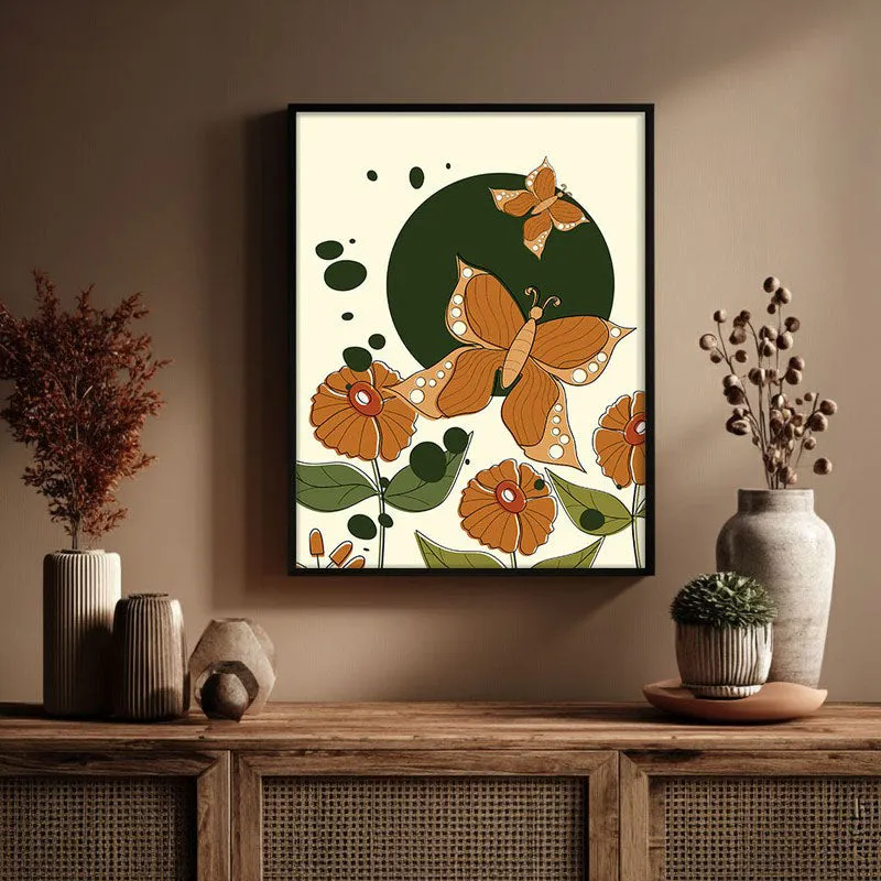 Verdant Visions Archival Canvas Wall Art - Black Frame media 3
